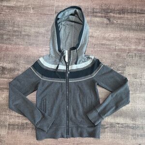 lululemon athletica Gray and Black Women's Hoodie